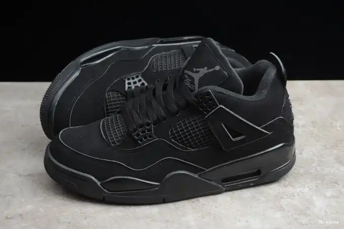 Reps TBK Cat Black Air Jordan 4 CU1110-010 (2020) 0608